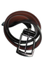 black\dark tan belt