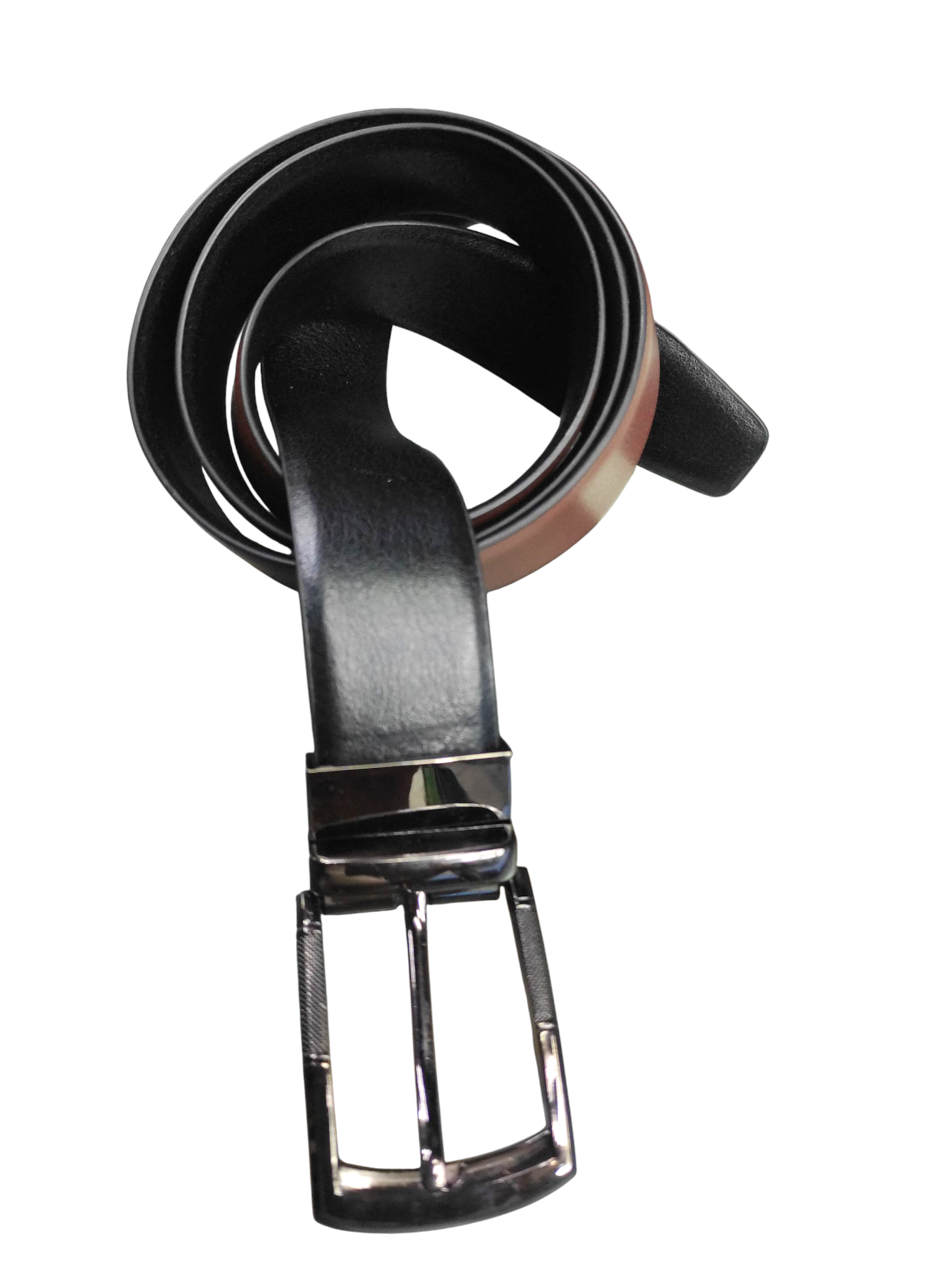 black\dark tan belt