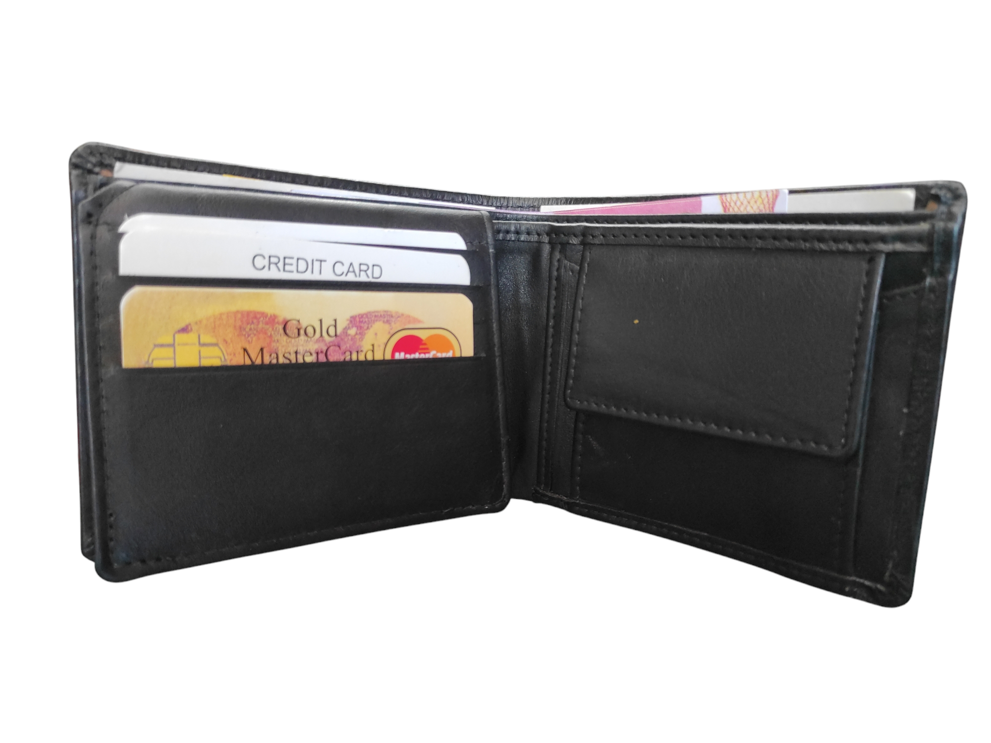 Black RFID-Proof Wallet – Guard Your Cards in Style