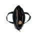 blue handbag