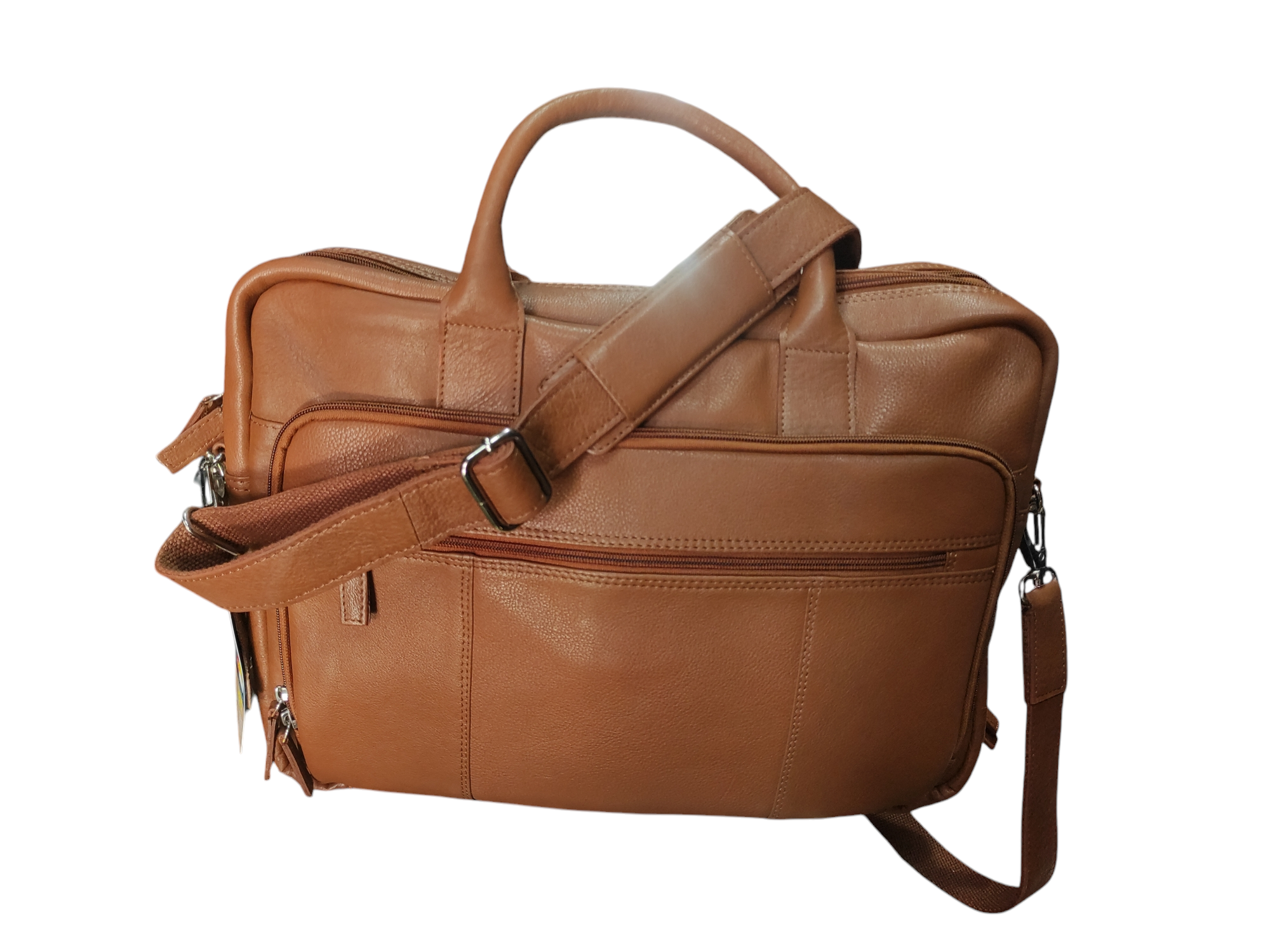 JBS Tan Coloured Laptop Bag