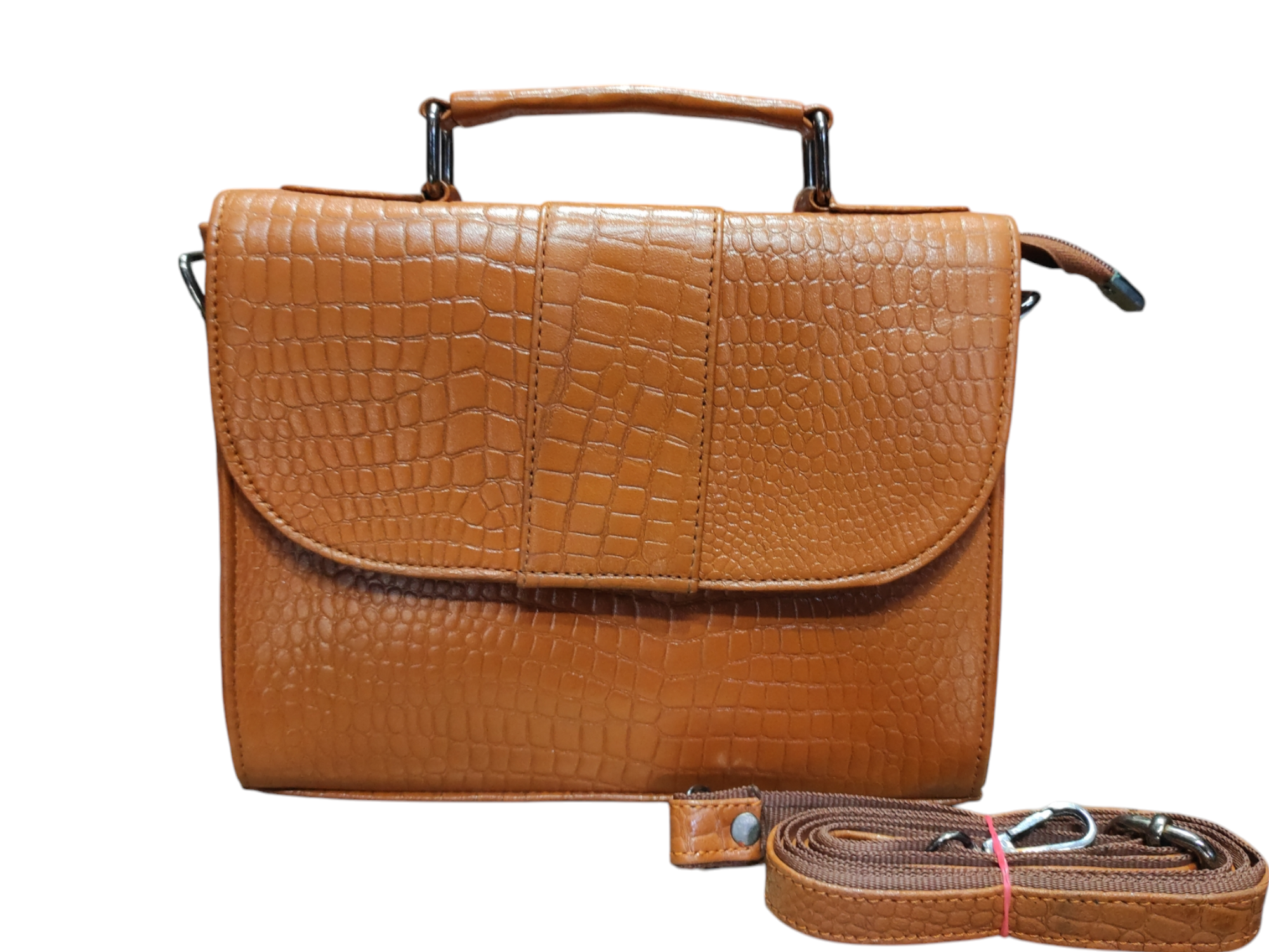 Tan Leather Hand Bag