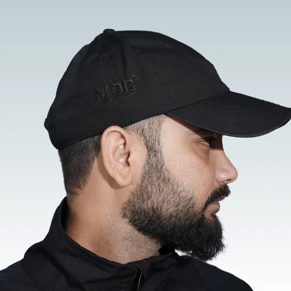 Premium officer cap Black