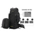 Tripole Colonel Metal Frame Rucksack with Detachable Bag & Rain Cover for Trekking & Travelling | Men & Women | 3 Year Warranty | Black | 80 Litre