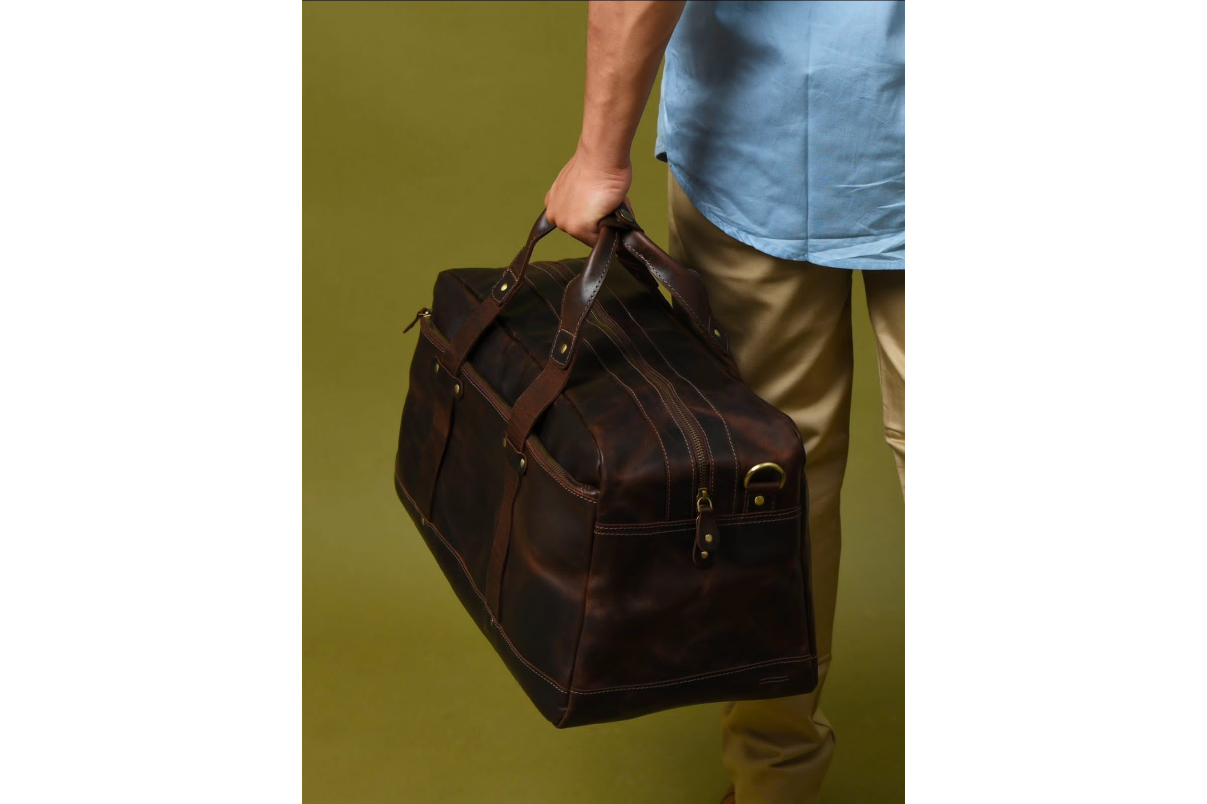 Dark Chocolate Duffle Bag