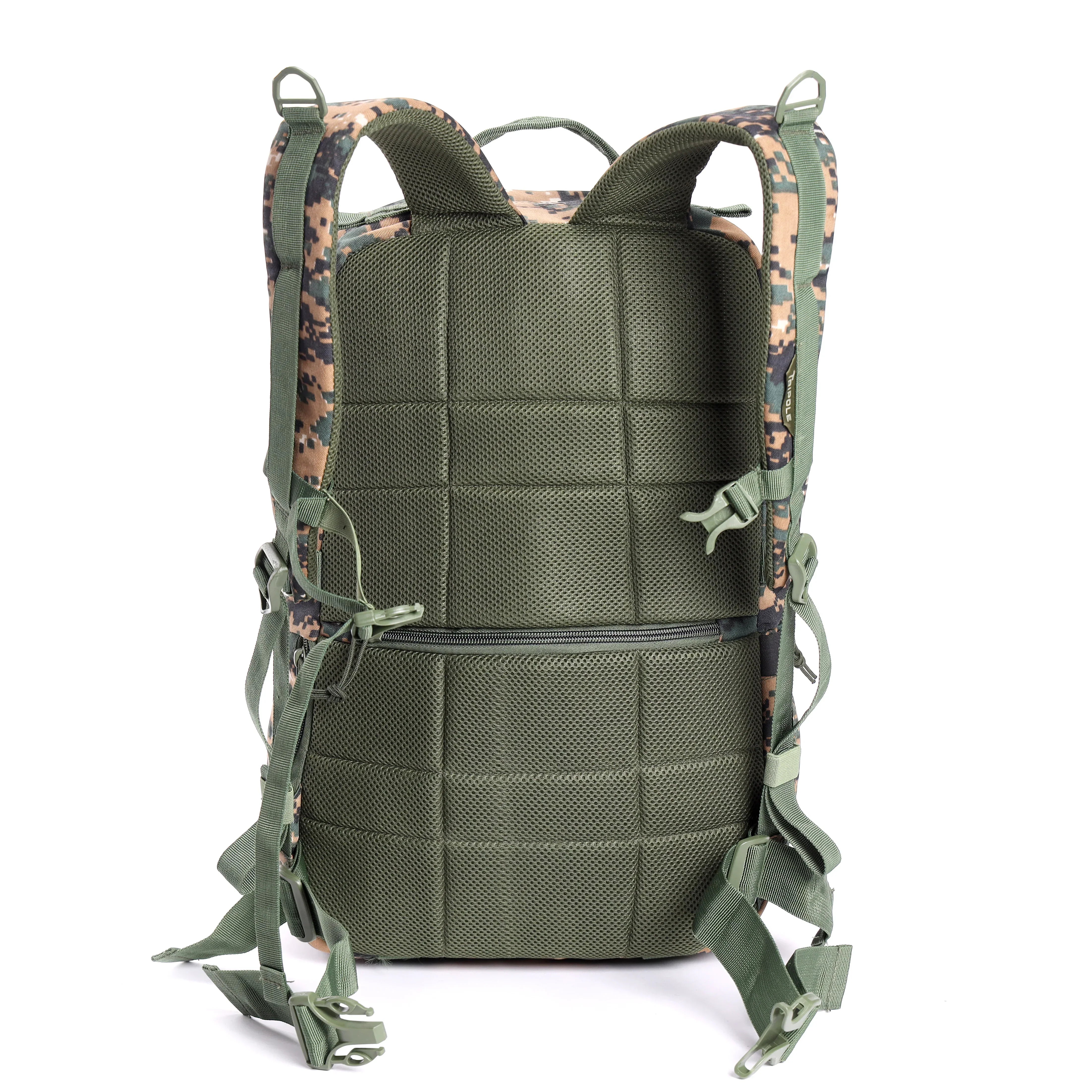 Tripole Captain 25 Litres Tactical Backpack with MOLLE Webbing and Carabiner  Digital Camouflage