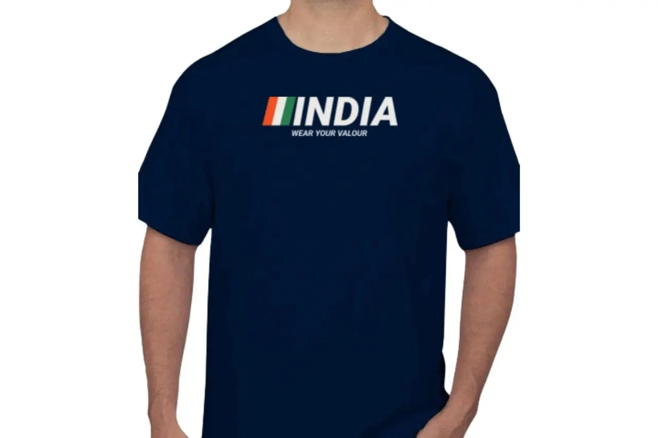 iLogo India design Round Neck T-shirt