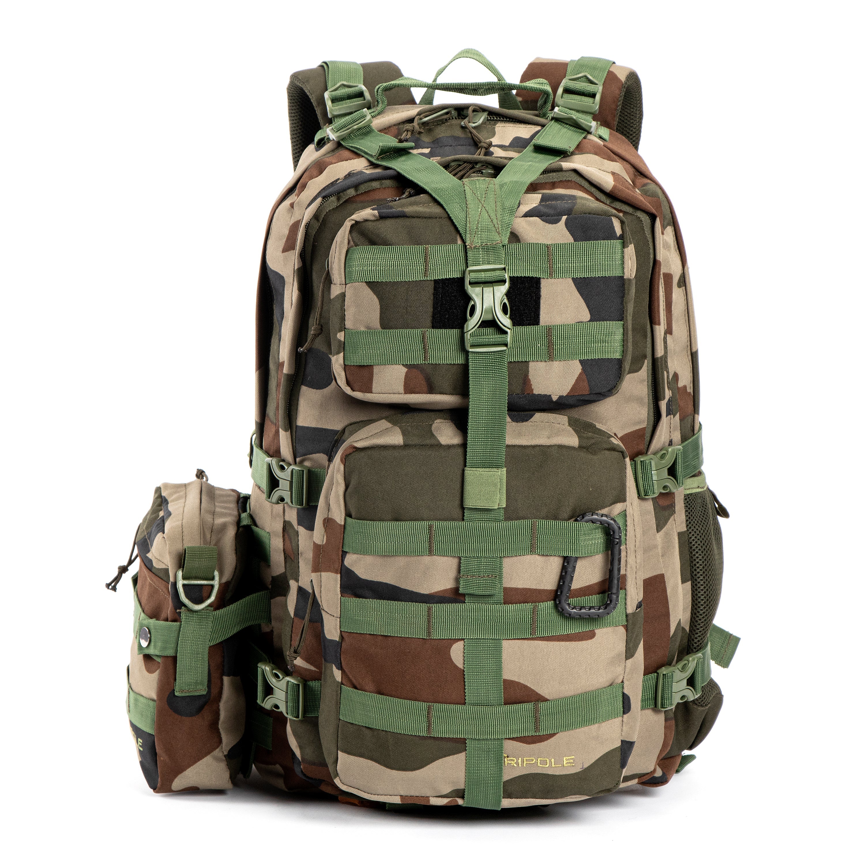 Tripole Alfa 45 Litres Military Tactical Backpack and Rucksack with Detachable Sling Bag Indian Army | Rain Cover | 3 Year Warranty