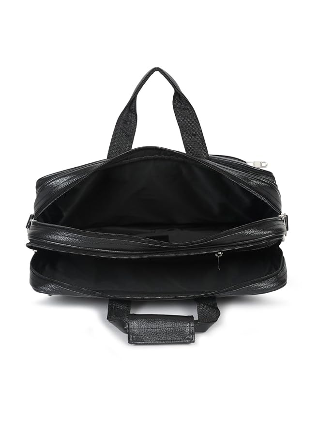 Mindesa Golden File Bag Black Shoulder Bag  (Black, 24 L)