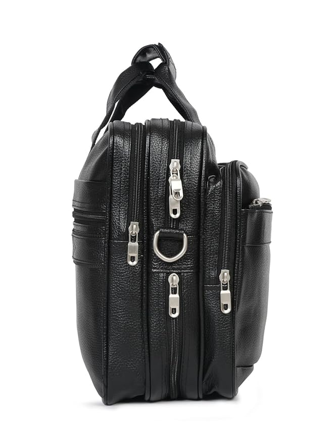 Mindesa Golden File Bag Black Shoulder Bag  (Black, 24 L)