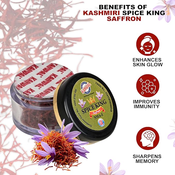 Kanwal Pure Kashmiri Saffron 1 GM