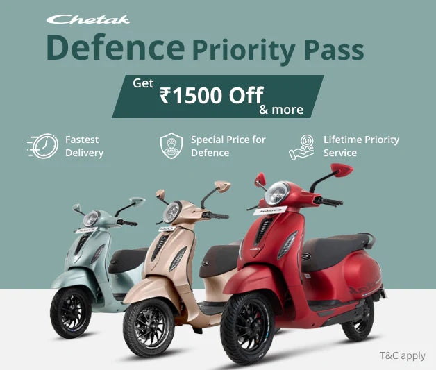 Bajaj Chetak Scooter Defence Exclusive Deal