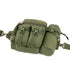 Tripole Waist Pack with Detachable Bottle Holder - Multi-Utility Waist and Sling Bag for Hiking, Cycling, and Backpacking Army Green