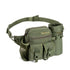 Tripole Waist Pack with Detachable Bottle Holder - Multi-Utility Waist and Sling Bag for Hiking, Cycling, and Backpacking Army Green