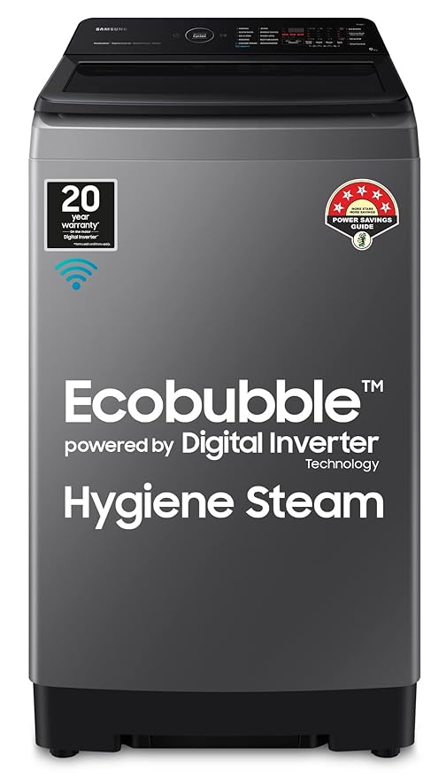 9.0 kg Ecobubble™ Top Load Washing Machine with Wi-Fi Connectivity, WA90BG4542BD